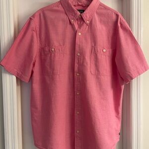 Chaps Men's Casual Pink Button-Down Shirt